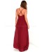 Depths Of My Love Wine Red Maxi Dress